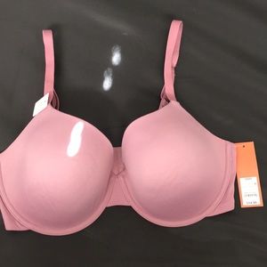 Mauve colored bra
